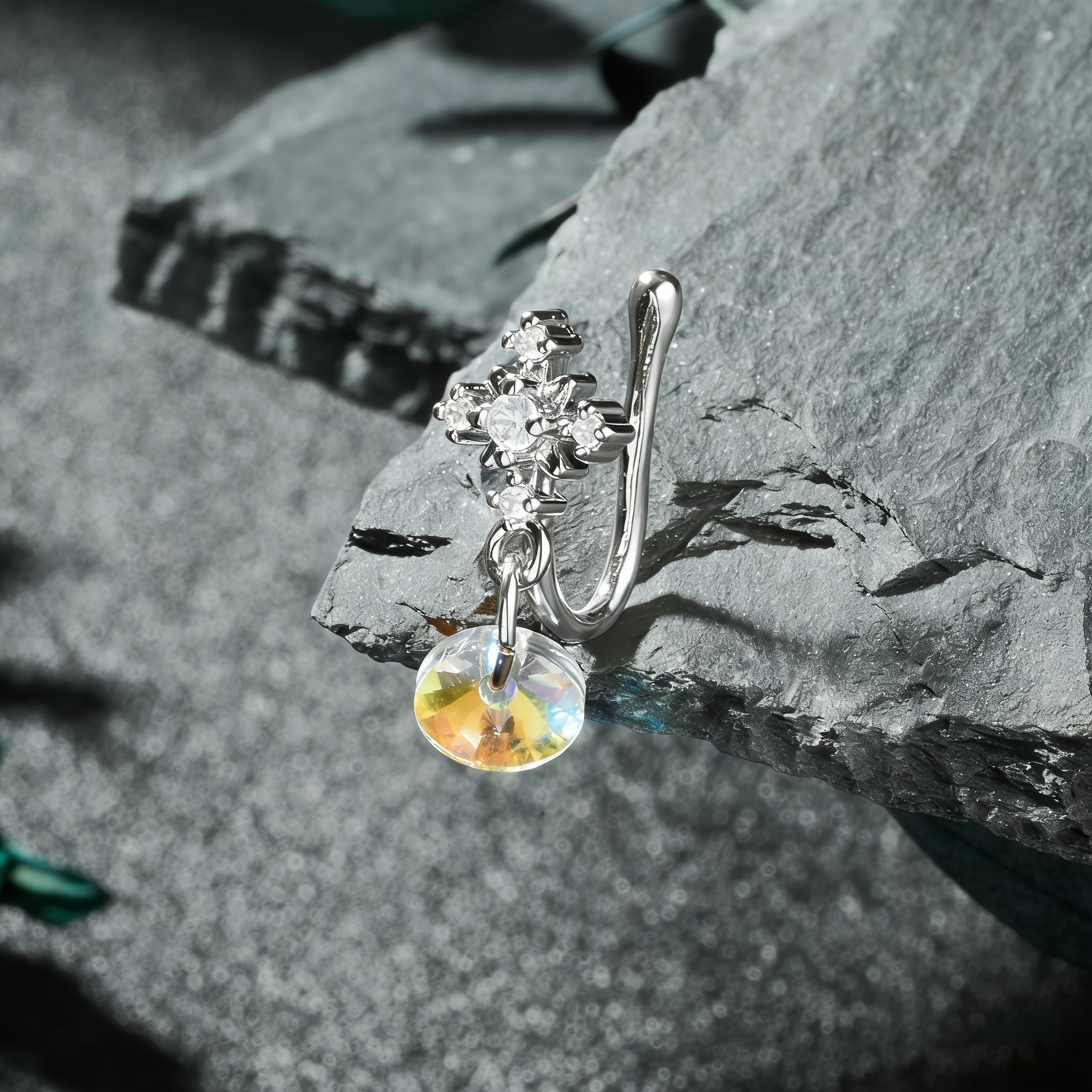Elegant Fake Nose Ring & Clip, Unique Style for Women